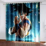 Load image into Gallery viewer, Dragon Ball Curtains Blackout Window Drapes