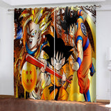 Load image into Gallery viewer, Dragon Ball Curtains Blackout Window Treatments Drapes for Room Decor