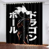 Load image into Gallery viewer, Dragon Ball Curtains Cosplay Blackout Window Treatments Drapes