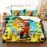 Load image into Gallery viewer, Dragon Ball Son Goku Kakarotto Bedding Set Quilt Duvet Cover Bed Sets