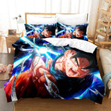 Load image into Gallery viewer, Dragon Ball Son Goku Kakarotto Bedding Set Quilt Duvet Cover Bed Sets