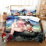 Charger l&#39;image dans la visionneuse de la galerie, Dragon Ball Son Goku UK Parure de lit Couette Housse de couette Ensembles de draps de lit