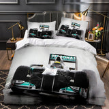 Load image into Gallery viewer, F1 Cycle Racing Print Bedding Set Without Filler