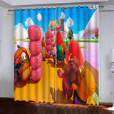 Load image into Gallery viewer, Fall Guys Pattern Curtains Blackout Window Drapes