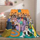 Load image into Gallery viewer, Family Guy Blanket Pattern Flannel Throw Room Decoration