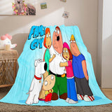 Load image into Gallery viewer, Family Guy Blanket Pattern Flannel Throw Room Decoration