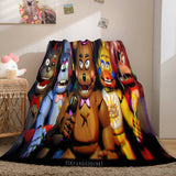 Charger l&#39;image dans la visionneuse de la galerie, Five Nights at Freddy&#39;s Blanket Flanelle Polaire Couvertures