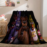 Charger l&#39;image dans la visionneuse de la galerie, Five Nights at Freddy&#39;s Blanket Flanelle Polaire Quilt Wrap Nap Blanket