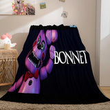 Charger l&#39;image dans la visionneuse de la galerie, Couverture polaire en flanelle Five Nights at Freddy&#39;s