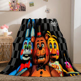 Charger l&#39;image dans la visionneuse de la galerie, Couverture polaire en flanelle Five Nights at Freddy&#39;s