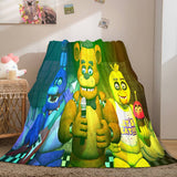 Charger l&#39;image dans la visionneuse de la galerie, Couverture polaire en flanelle Five Nights at Freddy&#39;s