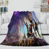 Load image into Gallery viewer, Fortnite Cosplay Flannel Blanket Throw Blanket Wrap Nap Quilt Blankets