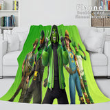 Load image into Gallery viewer, Fortnite Cosplay Flannel Fleece Blanket Throw Wrap Nap Blankets