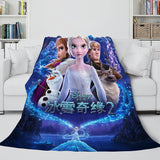 Charger l&#39;image dans la visionneuse de la galerie, La Reine des Neiges 2 Anna Elsa Flanelle Polaire Couverture Couvertures Cosplay