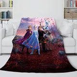 Load image into Gallery viewer, Frozen 2 Princess Anna Elsa Flannel Fleece Blanket