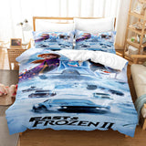 Load image into Gallery viewer, Frozen 2 Elsa Anna Cosplay Kids Bedding Set Quilt Duvet Cover Bed Sets