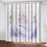 Load image into Gallery viewer, Frozen 2 Elsa Curtains Cosplay Blackout Window Drapes