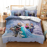 Load image into Gallery viewer, Frozen Princess Elsa Anna Bedding Set Duvet Cover Quilt Bed Sets