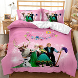 Load image into Gallery viewer, Frozen Princess Elsa Anna Cosplay Bedding Set Quilt Duvet Covers Sets