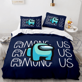 Load image into Gallery viewer, Game Among Us Cosplay Kids Bedding Set Quilt Duvet Cover Bed Sets