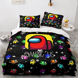 Load image into Gallery viewer, Game Among Us Cosplay Kids Bedding Set Quilt Duvet Cover Bed Sets