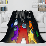 Charger l&#39;image dans la visionneuse de la galerie, Game Among Us Couverture polaire en flanelle Literie Dunelm Quilt Nap Blanket