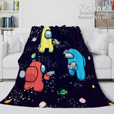 Load image into Gallery viewer, Game Among Us Flannel Fleece Blanket Dunelm Quilt Wrap Nap Blanket