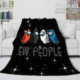 Load image into Gallery viewer, Game Among Us Flannel Fleece Blanket Dunelm Quilt Wrap Nap Blanket