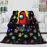 Load image into Gallery viewer, Game Among Us Flannel Fleece Blanket Dunelm Quilt Wrap Nap Blanket