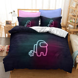 Load image into Gallery viewer, Game Among Us Kids Bedding Set Cosplay Quilt Duvet Covers Bed Sets