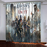 Load image into Gallery viewer, Game Assassin&#39;s Creed Pattern Curtains Blackout Window Drapes