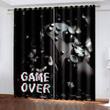 Load image into Gallery viewer, Game Controller Gamepad Curtains Blackout Window Treatments Drapes