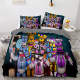 Load image into Gallery viewer, Game Five Nights at Freddy&#39;s Bedding Set Quilt Duvet Cover Bed Sets