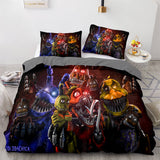 Load image into Gallery viewer, Game Five Nights at Freddy&#39;s Bedding Set Quilt Duvet Cover Bed Sets