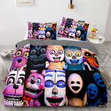 Load image into Gallery viewer, Game Five Nights at Freddy&#39;s Bedding Set Quilt Duvet Cover Bed Sets