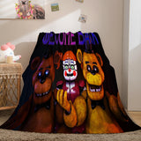 Load image into Gallery viewer, Game Five Nights at Freddy&#39;s Blanket Flannel Fleece Blanket Nap Quilt