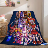 Charger l&#39;image dans la visionneuse de la galerie, Couverture polaire en flanelle Five Nights at Freddy&#39;s