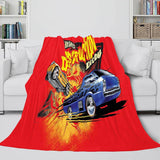 Charger l&#39;image dans la visionneuse de la galerie, Jeu Hot Wheels Couverture Flanelle Polaire Couverture Quilt Wrap Nap Couverture