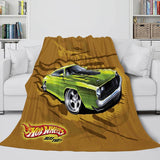 Charger l&#39;image dans la visionneuse de la galerie, Jeu Hot Wheels Couverture Flanelle Polaire Couverture Quilt Wrap Nap Couverture