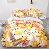 Load image into Gallery viewer, Game Pokémon Pikachu Bedding Sets Pattern Quilt Cover Without Filler