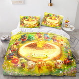 Load image into Gallery viewer, Game Pokémon Pikachu Bedding Sets Pattern Quilt Cover Without Filler