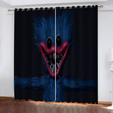 Load image into Gallery viewer, Game Poppy Playtime Curtains Blackout Window Drapes