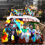 Load image into Gallery viewer, Roblox Bedding Set UK Quilt Duvet Cover Bed Sets