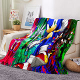 Load image into Gallery viewer, Game Sonic Blanket Flannel Throw Room Decoration