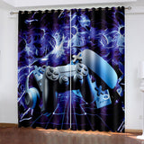 Charger l&#39;image dans la visionneuse de la galerie, Gamepad Rideaux Jeu Joystick Blackout Fenêtre Traitements Rideaux Décor