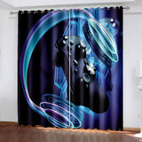 Load image into Gallery viewer, Gamepad Curtains Game Joystick Blackout Window Treatments Drapes