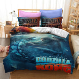 Charger l&#39;image dans la visionneuse de la galerie, Godzilla vs King Kong Cosplay literie couette housse de couette ensembles de lit