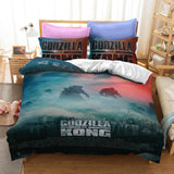 Charger l&#39;image dans la visionneuse de la galerie, Godzilla vs King Kong Cosplay ensemble de literie couette ensembles de housses de couette