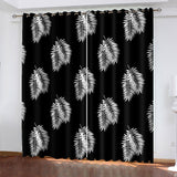 Load image into Gallery viewer, Green Plants Curtains Blackout Window Treatments Drapes for Room Decoration