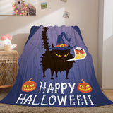 Load image into Gallery viewer, Halloween Castle Cosplay Flannel Fleece Blanket Wrap Nap Quilt Blankets